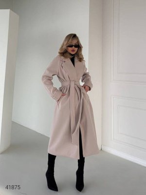 Пальто кашемірове жіноче - 8609619 - SvitStyle