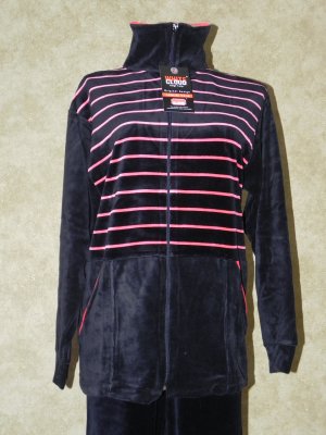 Спортивный костюм женский велюровый с удлиненной курткой - 7826044 - SvitStyle