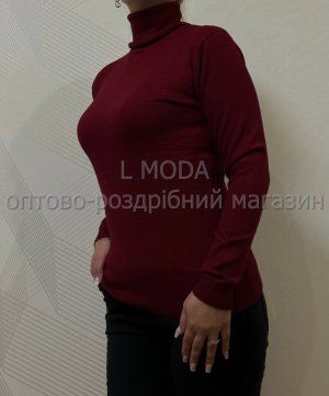 Водолазка женская модная с отворотом - 8595204 - SvitStyle