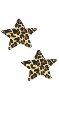 Наклейки для сосків зірки леопардові - 3594010 - SvitStyle