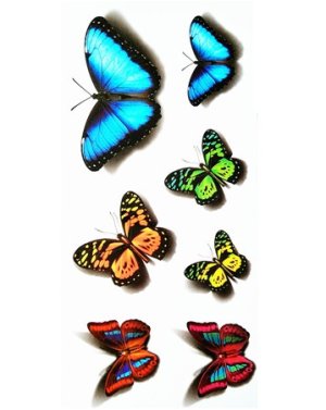 Тимчасове татуювання з метеликами - 4534862 - SvitStyle