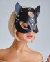 Шкіряна маска кішки А-1218 (1)