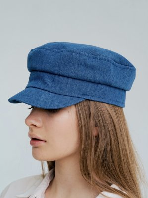 Кепі з деміну з козирком D.Hats колір синій - SvitStyle