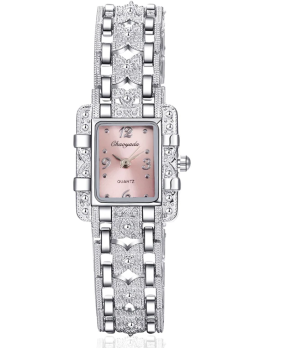 Жіночій наручний годинник з сріблястим браслетом код 422 - 8609897 - SvitStyle