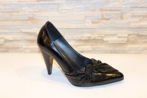 Туфлі жіночі чорні на підборах натуральна шкіра Т75 - 8610120 - SvitStyle