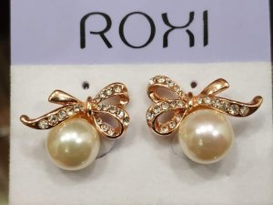 Позолочені жіночі сережки з перлами код 1569 - 8610155 - SvitStyle