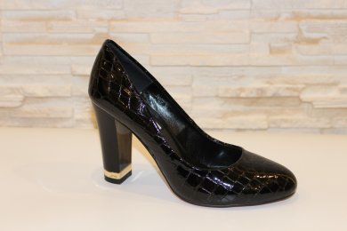 Туфлі жіночі чорні на підборах код Т208 - SvitStyle