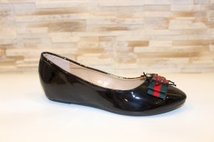 Балетки туфлі жіночі чорні Т063 Уцінка (читайте опис) - 8610288 - SvitStyle