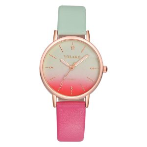 Жіночий наручний годинник з кольоровим пасочком код 500 - 8610413 - SvitStyle