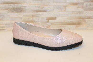 Балетки рожеві туфлі жіночі Т1248 - SvitStyle