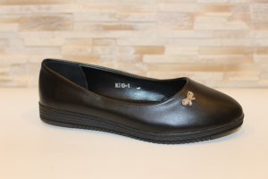 Балетки туфлі жіночі чорні Т1252 - SvitStyle