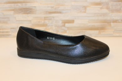Балетки туфлі жіночі чорні Т1255 - SvitStyle