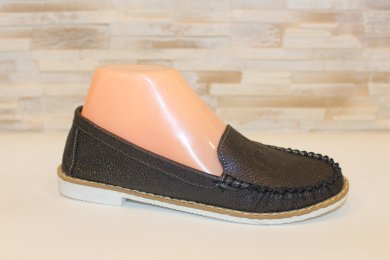 Мокасини туфлі жіночі сірі Т1347 - SvitStyle