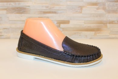 Мокасини туфлі жіночі сірі Т1348 - SvitStyle