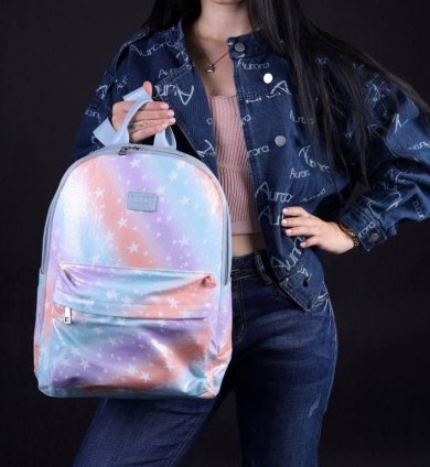 Рюкзак жіночий кольоровий код 7-7818 - SvitStyle