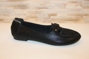 Туфли балетки женские черные Т1488 - 8610807 - SvitStyle
