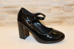 Туфлі жіночі чорні на підборах Т1529 - 8610996 - SvitStyle
