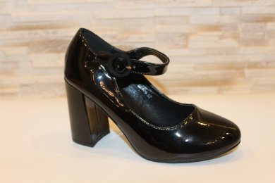 Туфлі жіночі чорні на підборах Т1529 - SvitStyle