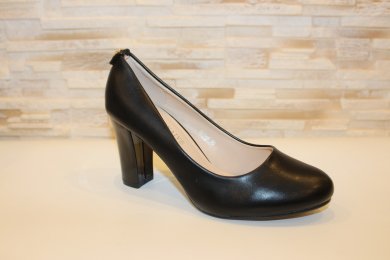 Туфлі жіночі чорні на підборах Т1550 - SvitStyle