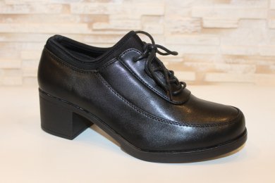 Туфлі жіночі чорні на підборах Т1588 - SvitStyle