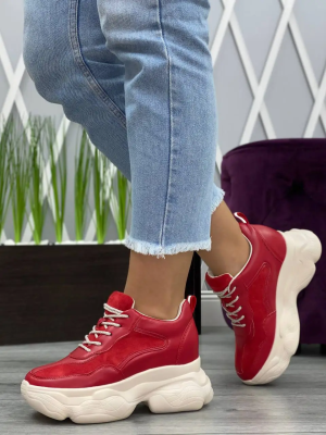 Кросівки жіночі червоні Т1631 - 8611507 - SvitStyle