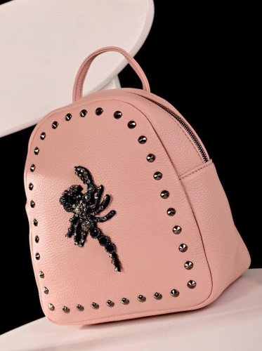 Рюкзак жіночий рожевий код 7-69 - SvitStyle