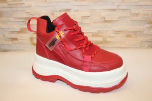 Кросівки жіночі червоні Т1635 - 8611556 - SvitStyle