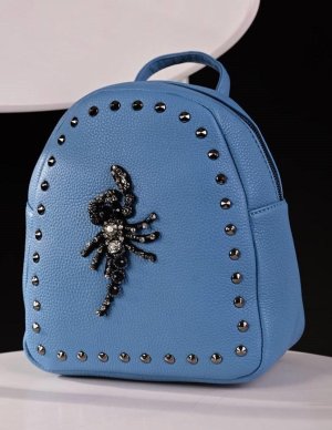 Рюкзак жіночий блакитний код 7-69 - 8611564 - SvitStyle