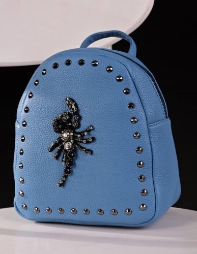Рюкзак жіночий блакитний код 7-69 - SvitStyle