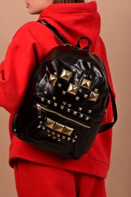 Рюкзак жіночий чорний код 7-0300 - 8611625 - SvitStyle