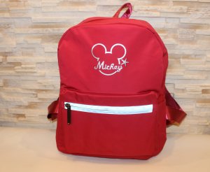 Модний червоний рюкзак із плащової тканини код 7-8856 - 8611656 - SvitStyle
