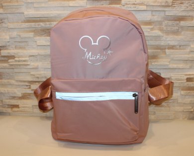 Модний рожевий рюкзак із плащової тканини код 7-8856 - SvitStyle