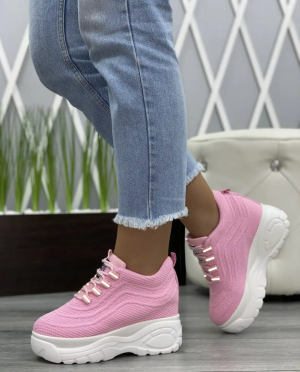 Кросівки жіночі рожеві Т1642 - 8611685 - SvitStyle