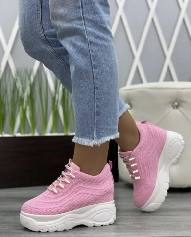 Кросівки жіночі рожеві Т1642 - SvitStyle
