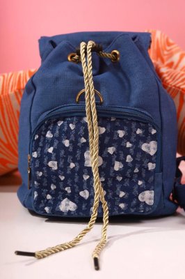 Рюкзак жіночий синій код 7-6023 - 8611925 - SvitStyle