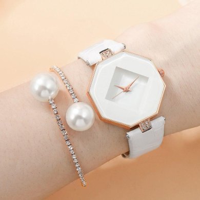 Комплект жіночий годинник і браслет код 702 - SvitStyle
