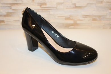 Туфлі жіночі чорні на підборах Т1676 - SvitStyle
