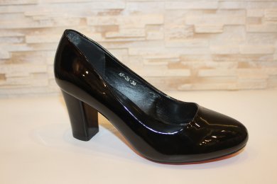 Туфлі жіночі чорні на підборах Т1677 - SvitStyle