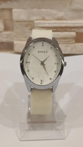 Наручний жіночий годинник із білим ремінцем код 16 - SvitStyle