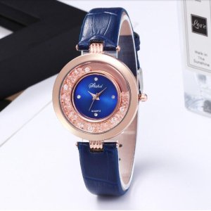 Жіночий наручний годинник із синім ремінцем код 705 - 8612054 - SvitStyle