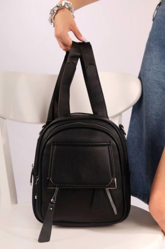 Рюкзак жіночий чорний код 7-1013 - SvitStyle