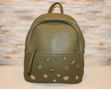 Рюкзак жіночий зелений код 7-55 - SvitStyle