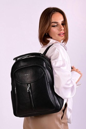 Рюкзак жіночий чорний код 7-9016 - SvitStyle