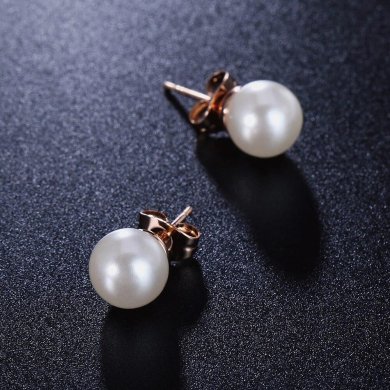 Сережки жіночі з перлами код 2207 - SvitStyle