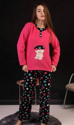 Піжама жіноча рожева кофта та штани код П814 - 8612866 - SvitStyle