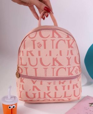 Жіночий міні-рюкзак рожевий код 7-40118 - 8612955 - SvitStyle