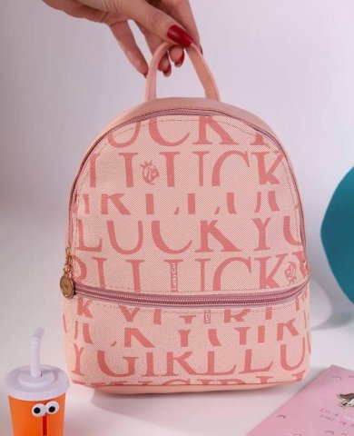 Жіночий міні-рюкзак рожевий код 7-40118 - SvitStyle