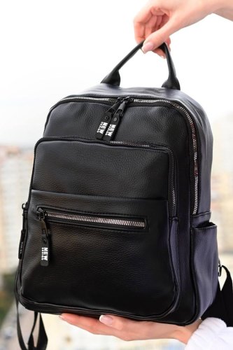 Рюкзак жіночий чорний код 7-019 - SvitStyle