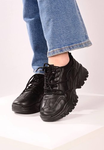 Кросівки жіночі чорні Т1776 - SvitStyle