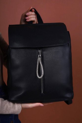 Рюкзак жіночий чорний код 7-8194 - SvitStyle
